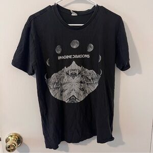 Imagine Dragons Tee Short Sleeve Black Unisex Medium Bay Island Sportswear